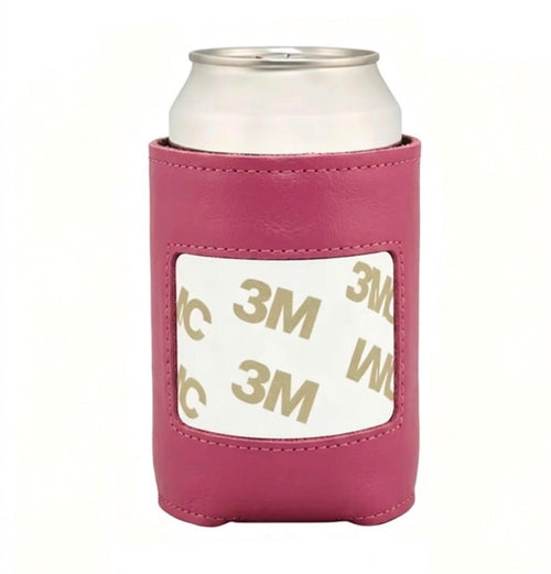 **COMING SOON* Genuine leather self finishing Koozie